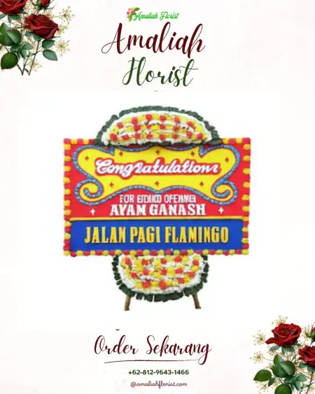 Sewa Papan Bunga Pangkemiri